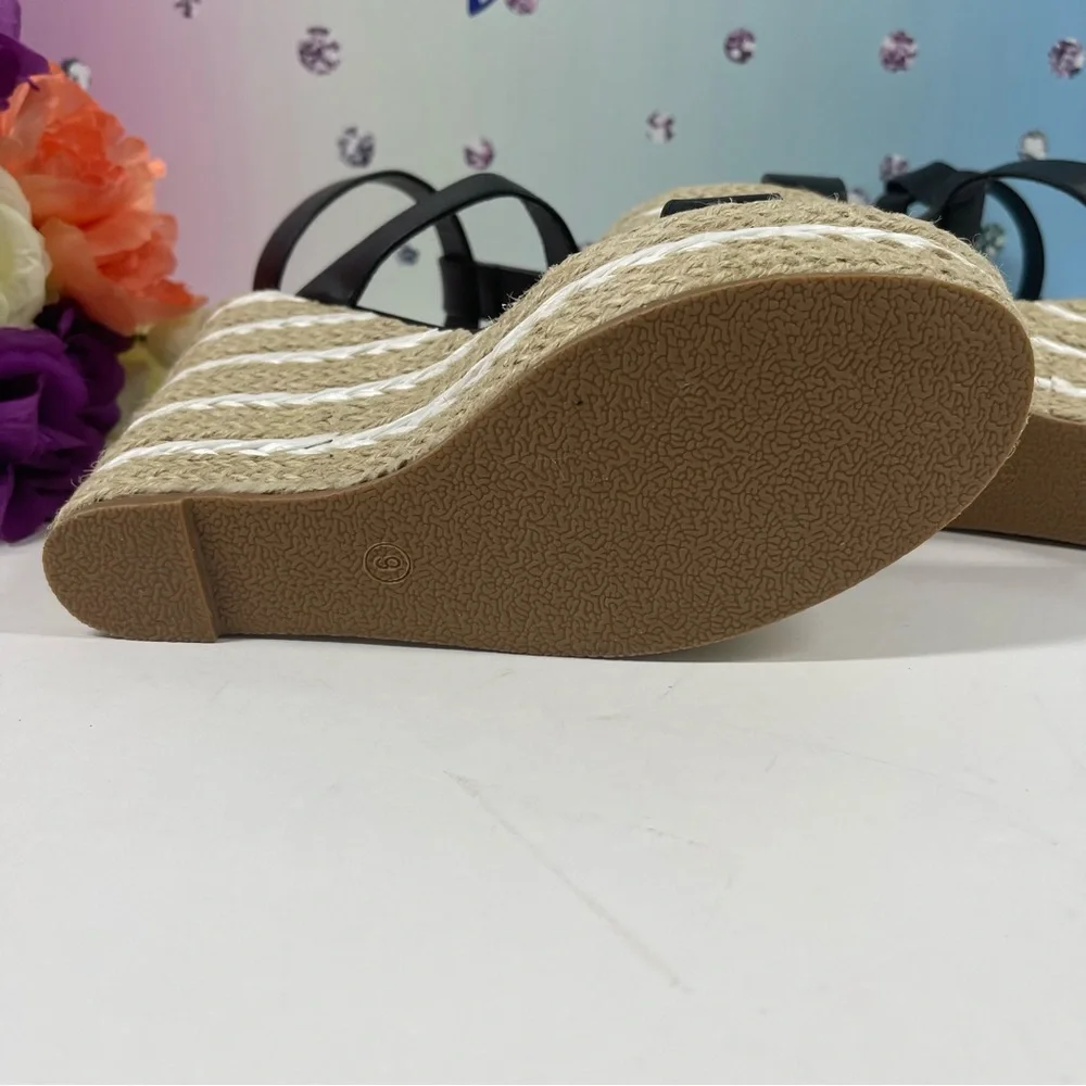 STRAPPY ESPADRILLE WEDGES